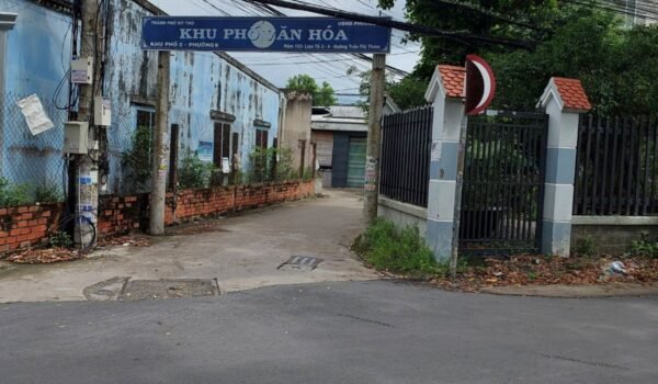 Lối vào khu dân cư Khu phố Văn Hóa dẫn đến đất thổ cư giá tốt Mỹ Tho