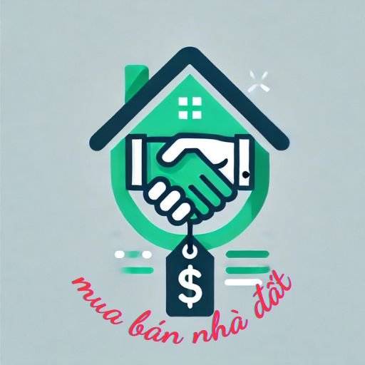 Biểu tượng của trang web "Mua bán nhà đất" minh họa trên Trang Về Nhà đất giá tốt.
